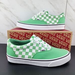 *sold New Van's Doheny Checkerboard Summer Green Sneakers